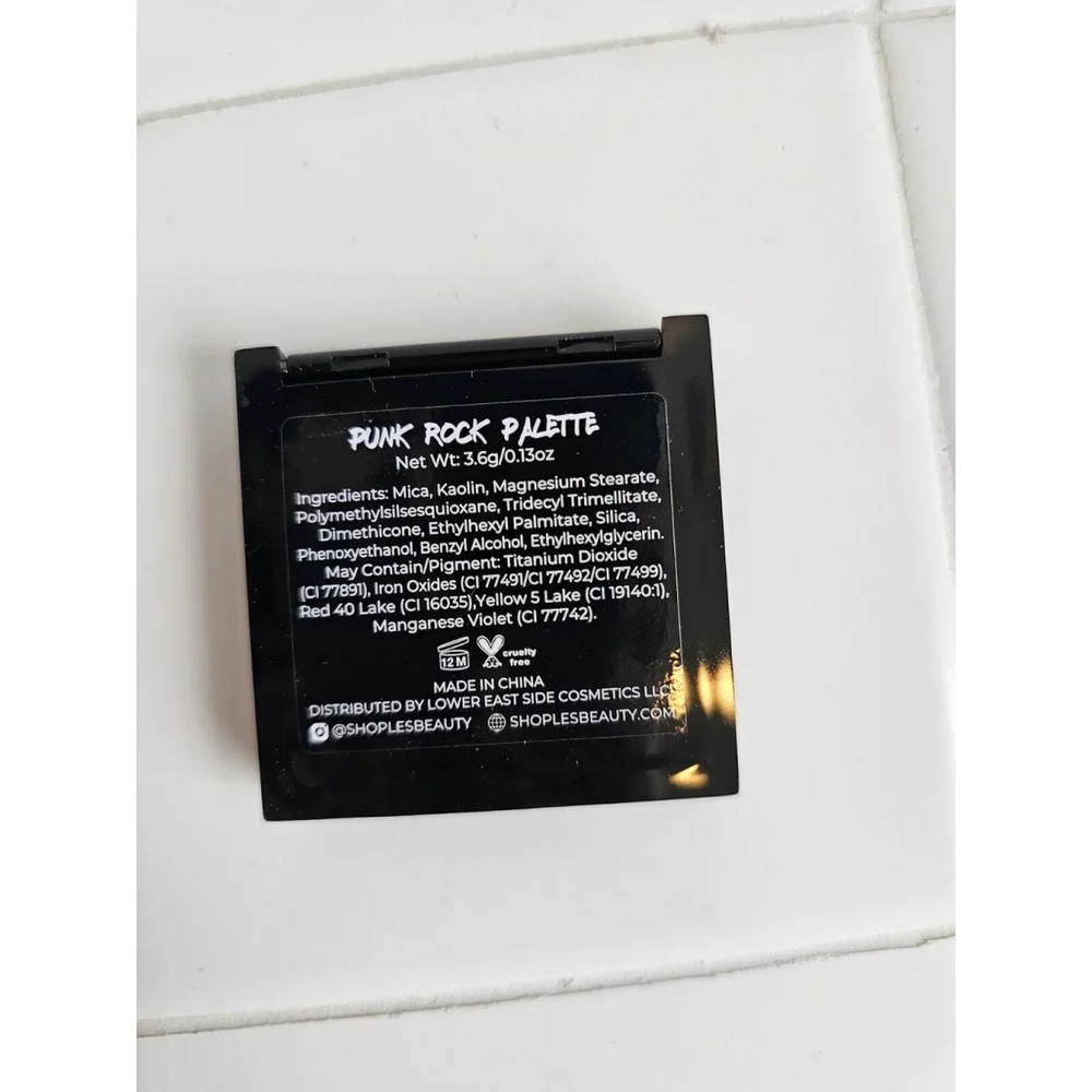 LES Lower East Side Punk Rock Eyeshadow Palette (4 Colors)